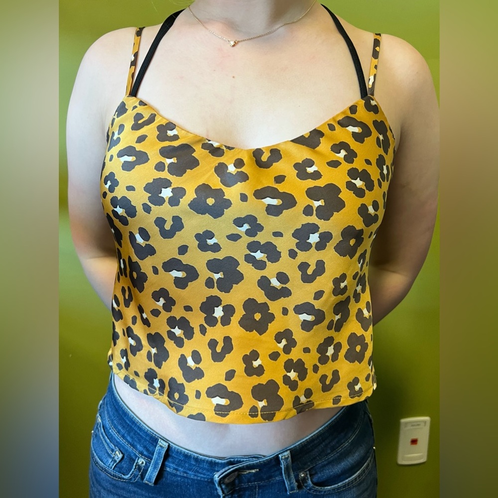 4SI3NNA yellow leopard print